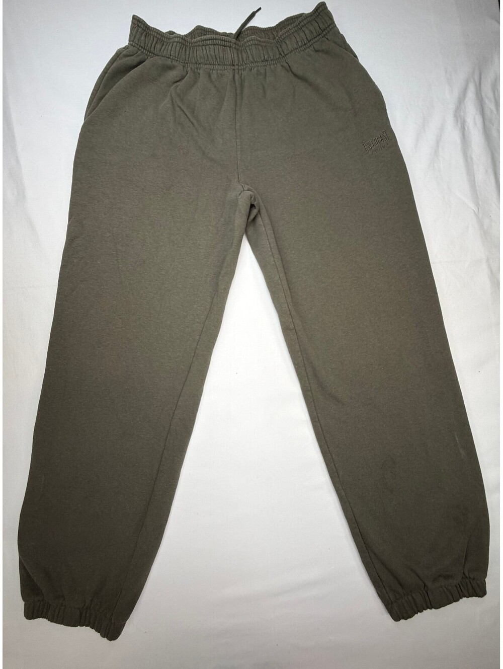 Everlast Men's Sweat Pants Elastic Waist Drawstring Jogger Size Medium Green